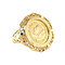 vintage Gouden vintage munt ring 14 krt