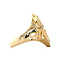 vintage Gouden vintage munt ring 14 krt