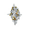 vintage White gold vintage ring with diamond 14 kt