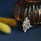 vintage Witgouden vintage ring met diamant 14 krt