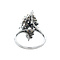 vintage White gold vintage ring with diamond 14 kt