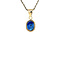 vintage Golden vintage pendant with sapphire 14 kt