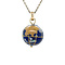 vintage Golden vintage globe pendant 14 carat