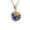 vintage Golden vintage globe pendant 14 carat