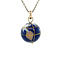 vintage Golden vintage globe pendant 14 carat