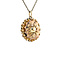 vintage Golden vintage filigree pendant 14 carat