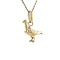 vintage Gold vintage dove pendant 14 kt