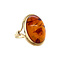 vintage Vintage ring with amber 8 kt