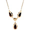vintage Gold vintage necklace with garnet 14 kt