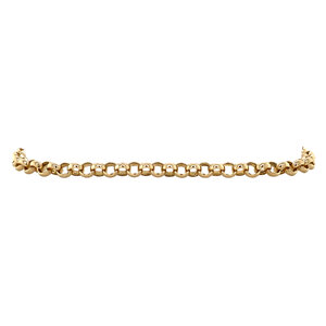 Gouden jasseron armband 14 krt
