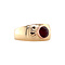 vintage Golden vintage ring with carnelian 14 kt