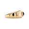 vintage Gouden vintage ring met carneool 14 krt