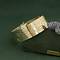 vintage Gouden vintage bangle met gravure 14 krt