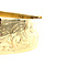vintage Gouden vintage bangle met gravure 14 krt