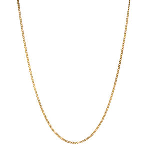 Golden gourmet length necklace 14 carat