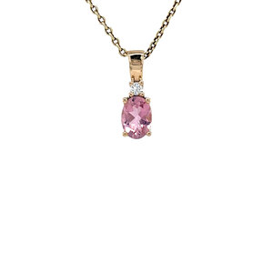 Grace pendant 14 kt - Pink sakura