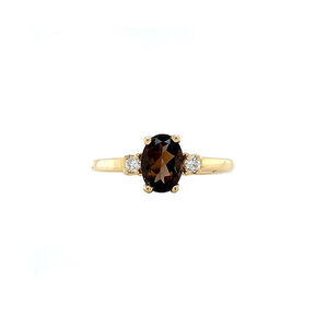 Grace ring 14 krt - Solid rock