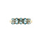 vintage Josephine ring 14 kt - Aqua