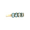vintage Josephine ring 14 krt - Aqua