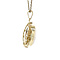 vintage Gold vintage pendant with opal 14 kt