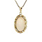 vintage Gold vintage pendant with opal 14 kt