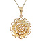 vintage Gold vintage filigree pendant 14 kt