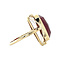 vintage Gouden vintage ring met carneool 14 krt