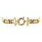vintage Bicolour gouden vintage armband 14 krt