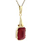 vintage Gold vintage pendant with carnelian 14 kt