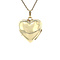 vintage Golden vintage heart locket with engraving 14 carat