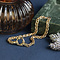 vintage Gouden vintage vossenstaart armband 14 krt