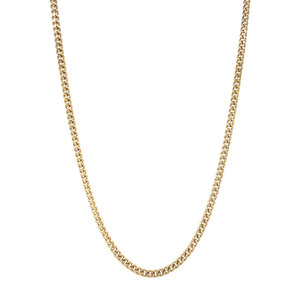 Gold gourmet necklace 14 kt
