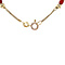 vintage Gold vintage gourmet necklace with blood coral 14 kt