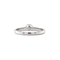 vintage White gold vintage solitaire ring with diamond 14 kt