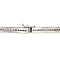 vintage Witgouden vintage armband met diamant 14 krt