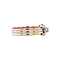 vintage Tricolour gouden vintage ring met diamant 14 krt