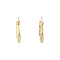 vintage Gold vintage meander earrings 14 carat