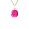 vintage Gold vintage pendant with ruby 14 kt