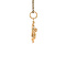 vintage Gouden vintage hond hanger 18 krt
