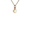 vintage Rose gold vintage pendant with opal 14 carat