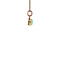 vintage Rose gold vintage pendant with opal 14 carat