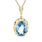 vintage Golden vintage pendant with spinel 14 kt