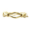 vintage Gouden vintage fantasie bangle 14 krt