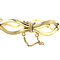 vintage Gouden vintage fantasie bangle 14 krt
