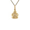 vintage Gold vintage Buddha pendant 14 kt