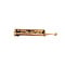 vintage Gouden vintage broche met roosdiamant 14 krt
