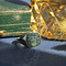 vintage Golden vintage signet ring with bloodstone 14 kt