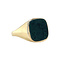 vintage Gouden vintage zegelring met bloedsteen 14 krt