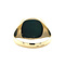 vintage Gouden vintage zegelring met bloedsteen 14 krt