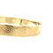vintage Gouden vintage bangle met gravure 14 krt